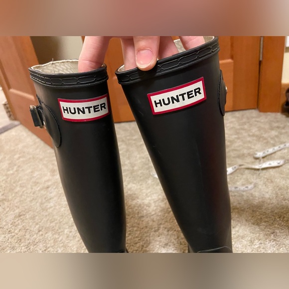 Hunter | Original Tall Rain Boots - Matte Black - Picture 3 of 13